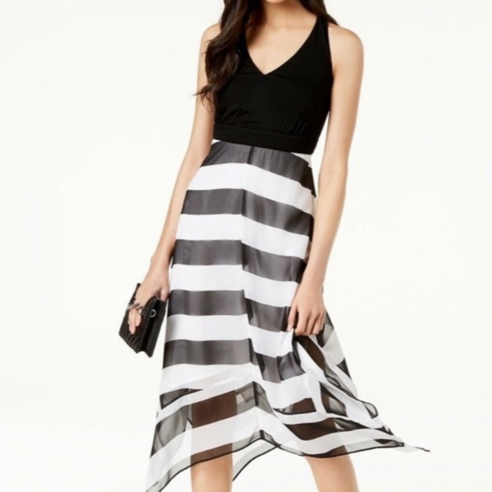 NWT INC International Dress Handkerchief Hem XXL